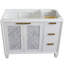 Base de meuble-lavabo simple 42 po avec miroir Schreck-1337062958