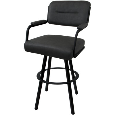 Kambria Swivel Upholstered Counter Stool