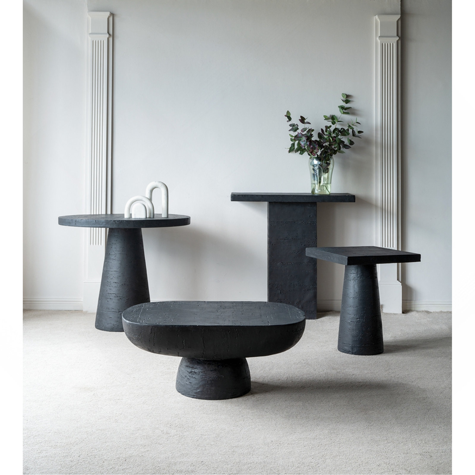 Berlare Single Coffee Table, Black