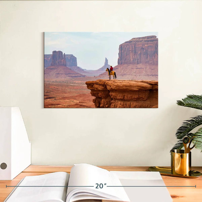 Lelar Cowboy de Monument Valley, H 8 po x l 12 po