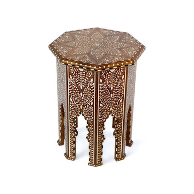 Royal Bone Inlaid Teak wood Table