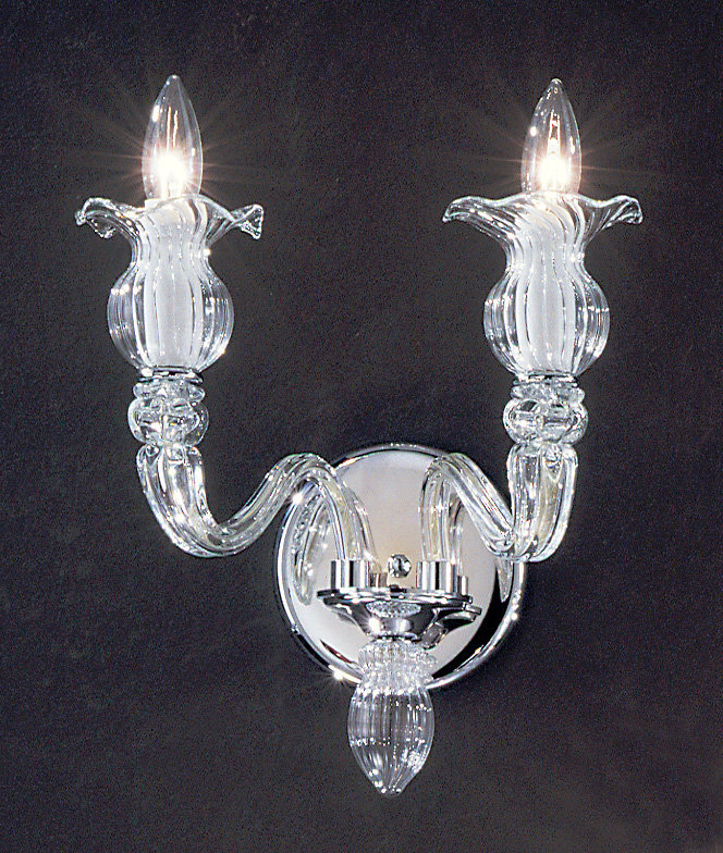 Lampe murale bougie 2 lumières Gregoire