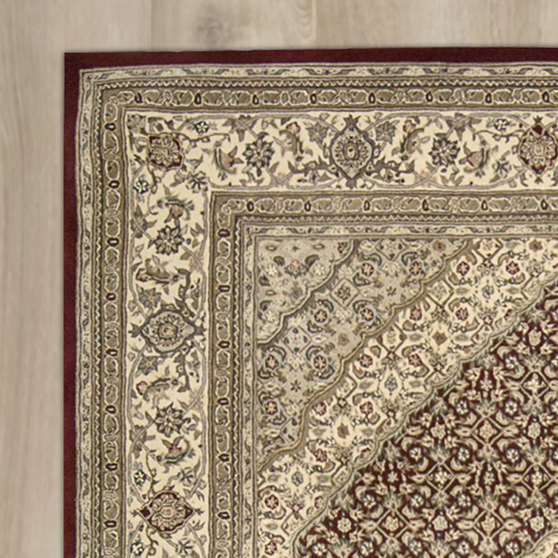 Jalynn Oriental Handwoven Flatweave Wool Burgundy Indoor/Outdoor Area Rug, Rectangle 8'6" x 11'6"