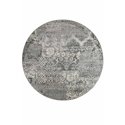 Round Baylor Geometric Area Rug