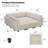 Buckleton 9 - Piece Velvet Upholstered Sectional Sofa Bed Convertible Modular Sofa Living room Storage Couch, 9 Single Storage Seat-680344934