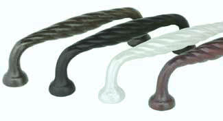 Tuscany Twist 3 1/2" Center to Center Birdcage Pull, Medium Bronze, 4"