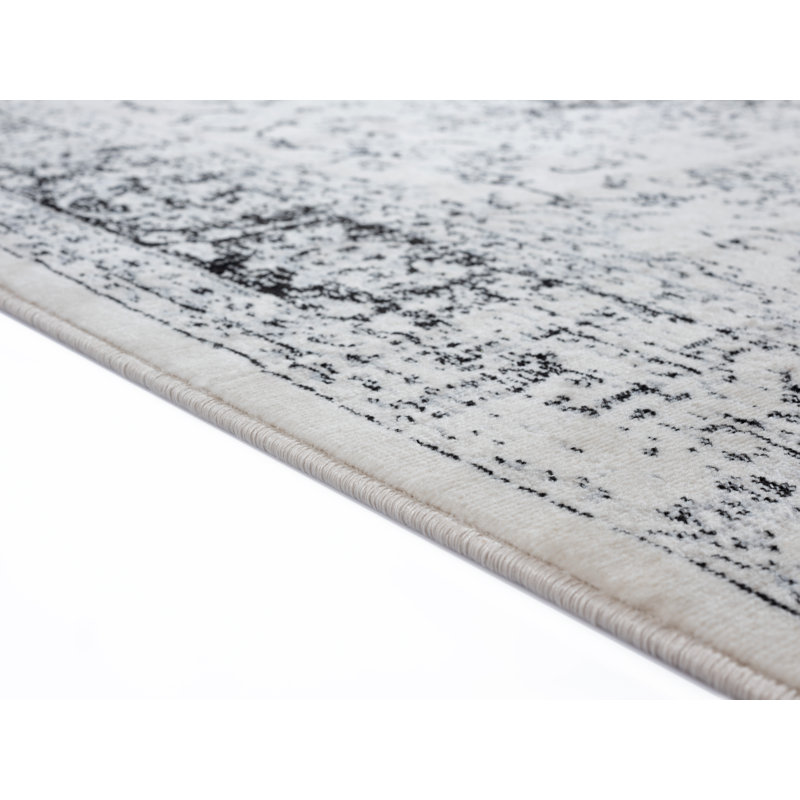 Tapis oriental ivoire Olander, Rectangle 1 pi 10 po x 3 pi