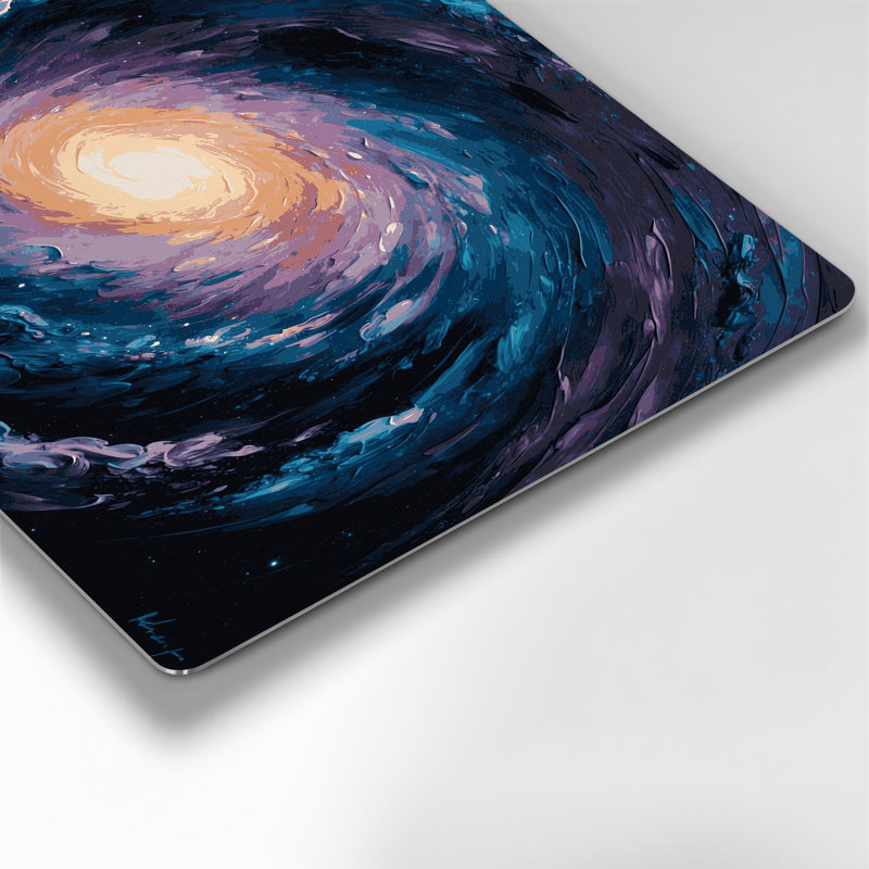 Art mural gris galaxie Space Andromeda