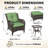 Anahit 5-Piece Outdoor Conversation Seating Group with Cushions-799647324