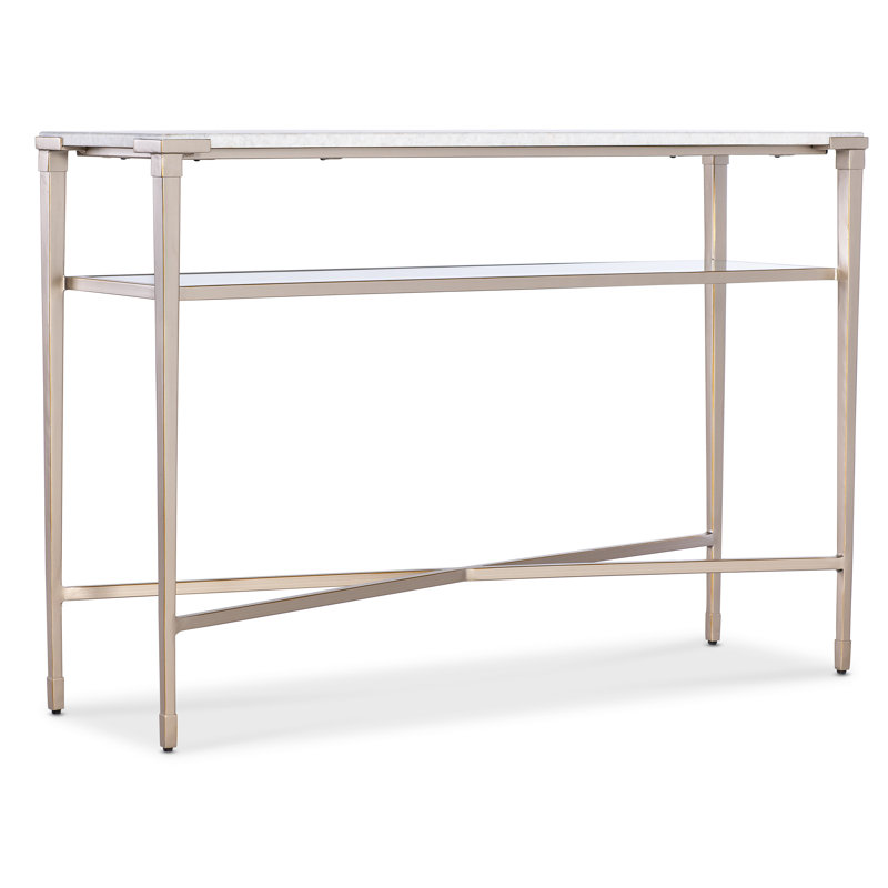 Melange 48'' W Stone Console Table