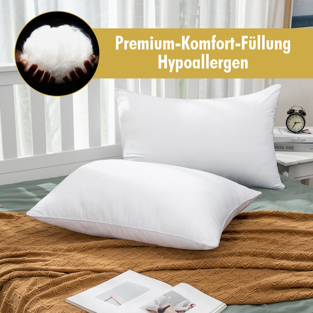 Kopfkissen-Set Numa, Füllung: Polyester, 40X80 cm