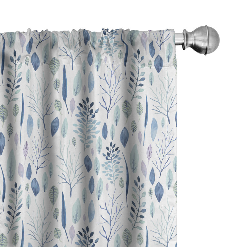 Rideaux à 4 panneaux East Urban Home, L 56 po x L 63 po