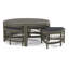 Raffles Rattan Cocktail Table with Benches-71441864-86525565