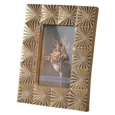 Maddox Antique Gold Embossed Picture Frame