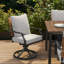 Chaises de salle à manger pivotantes et berçantes Tansi-1074981339