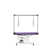 Blanc; mauve est en rupture de stock