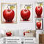 «Fruit Candy Apple Red», reproduction d'art sur toile simple-1506379315-1506379319