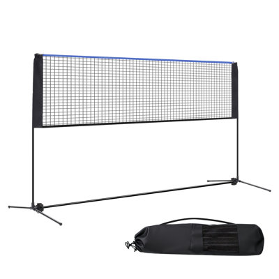 Portable Height Adjustable Badminton,Pickleball and Volleyball Net with Carrying Bag
