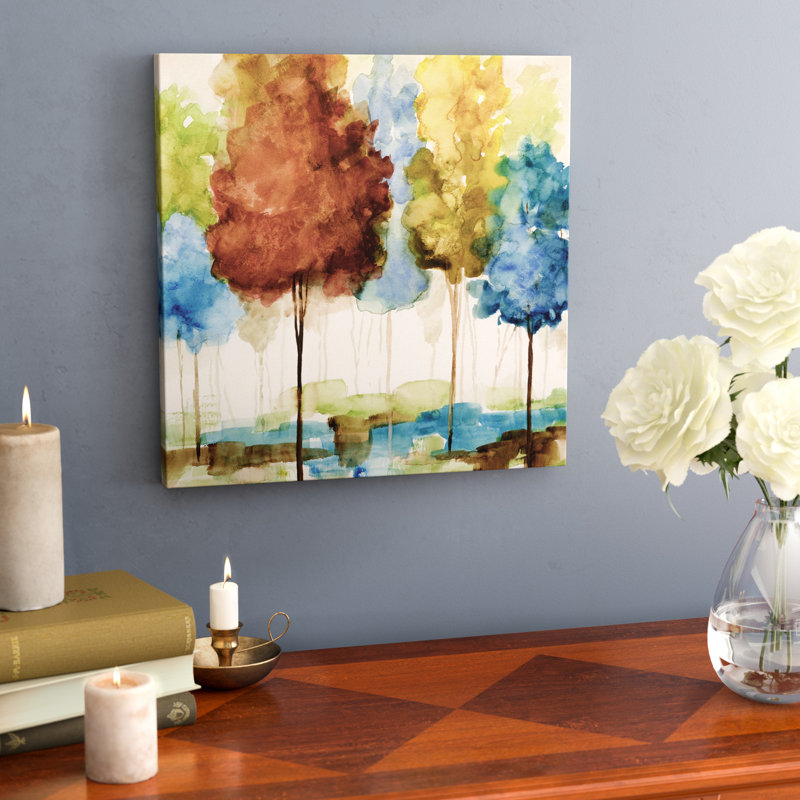 Magical Forest I Oil - reproduction sur toile, H 16 po x l 16 po x P 1,5 po
