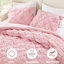 3 pièces d'édredon pour très grand lit, motif floral douillet avec accents de cravate, douceur en microfibre semblable au nuage, chaleur toutes saisons, idéal pour un rembourrage moelleux, confort en microfibre douce, adaptabilité, sécurité et facilité-118893838