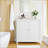 White Double Door Storage Cabinet