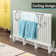 Twin Rail Radiator Airer in Chrome