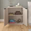 Alasha 28" Wide Rectangular Fluted Accent Cabinet-707244240