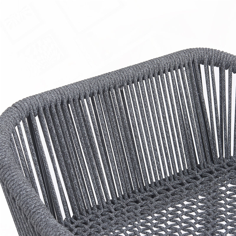 Tabouret de bar pour l'extérieur, Gris foncé