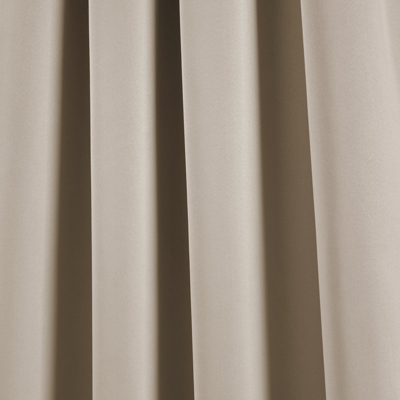 Blackout Curtain Pair, 52" W x 84" L, Neutral