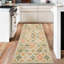 Tapis à motif floral en damier Boho-1107383684-1107383694