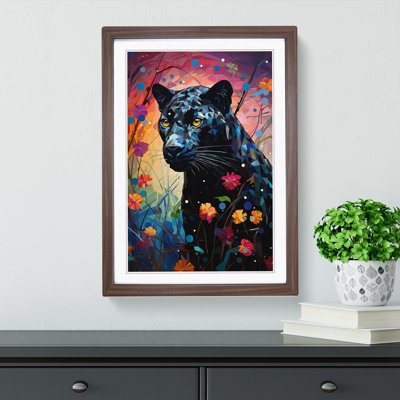 Panther Orphism - Framed Print