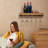 Floating Shelf Wine Bottle Shelf Rack with Stem Ware Holder