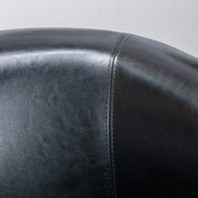 Fauteuil club pivotant, Noir