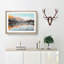 Mountain Reflection in Italy in Abstract - Picture Frame Graphic Art Print-55731020-55731011