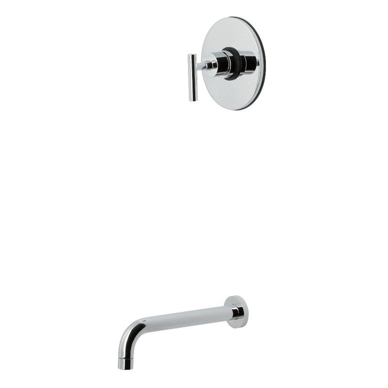 Kingston Brass Manhattan Single-Handle Pressure Balanced Tub Faucet, Polished Chrome