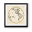 1812 Western Hemisphere - Reproduction d'art graphique encadré-1259844134-1259844188