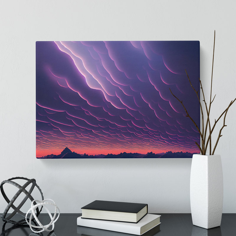 Alert Clouds - Wrapped Canvas, 50cm H x 76cm W x 3cm D