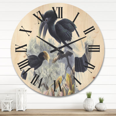 Solid Wood Wall Clock