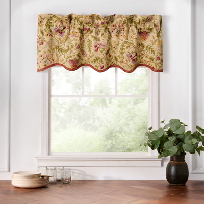 Cantonnière 100% satin de coton Waverly Imperial