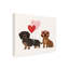 Bolognaise "Little Legs Big Heart VII" sur toile-98248085