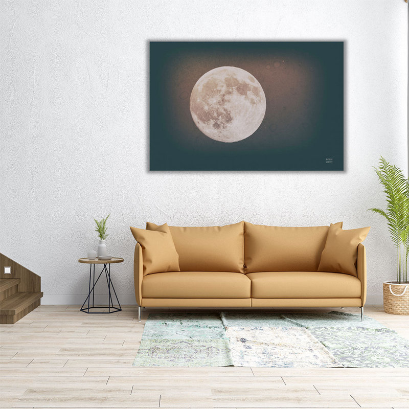 Spring Moon Tones - reproduction d'art sur toile, H 40 po x l 60 po