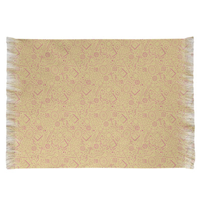 Tapis jaune/rouge rpg Mcguigan