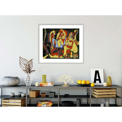 Le déjeuner sur l'herbe after Manet I by Pablo Picasso -Framed Giclee Print