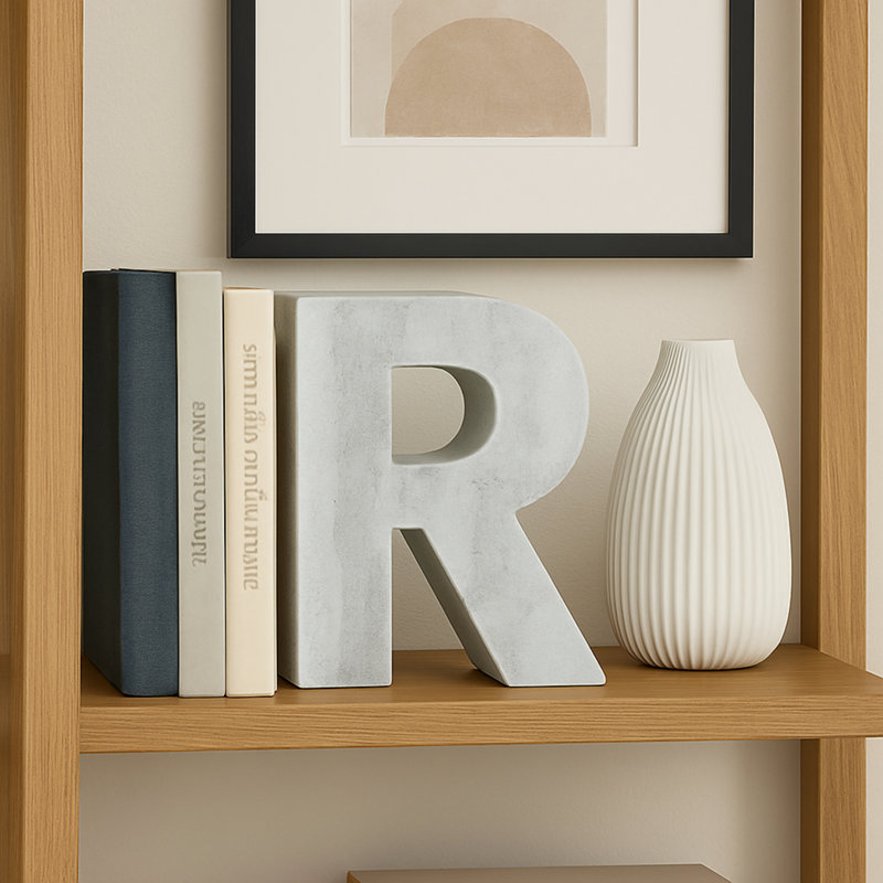  Serre-livres en marbre naturel R