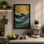 Waves in Motion Coastal - Wrapped Canvas-1052252895-1052252892