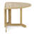 Westminster Teak Round Teak Folding Outdoor Dining Table With Umbrella Hole , 60'' in. W 60'' in. D