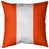 Orange / blanc