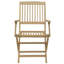4 - Person Wood Patio Dining Set with Round Table