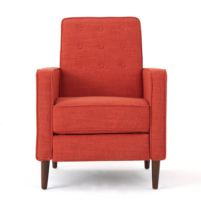 Mid-Century Modern Recliner Pushback chair