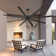 Aluminum Ceiling Fan No Light Remote Control Reversible DC Motor